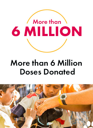 More than 6 million doses donated